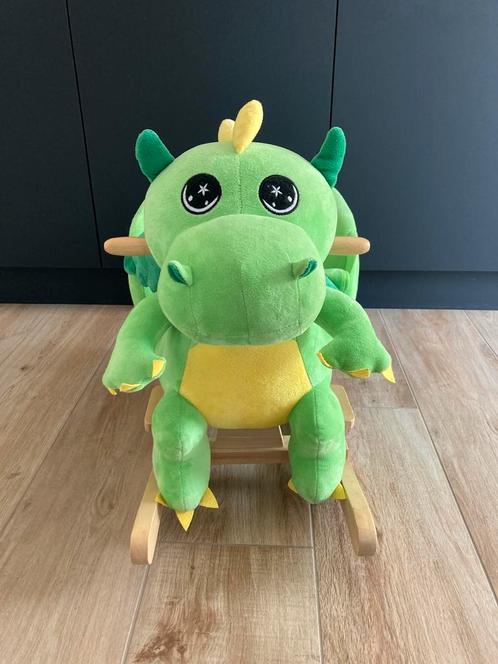 Schommelstoel Dino Spielwerk, Kinderen en Baby's, Speelgoed | Knuffels en Pluche, Zo goed als nieuw, Ophalen