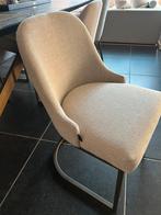 Eetkamer stoelen 6 stuks beige/brons, Ophalen
