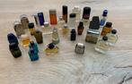 Vintage Miniatuur flesjes mannenparfum, Ophalen of Verzenden, Miniatuur, Gevuld