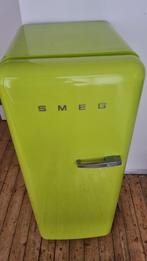 SMEG KOELKAST APPELGROEN, Gebruikt, 200 liter of meer, 60 cm of meer, Ophalen of Verzenden
