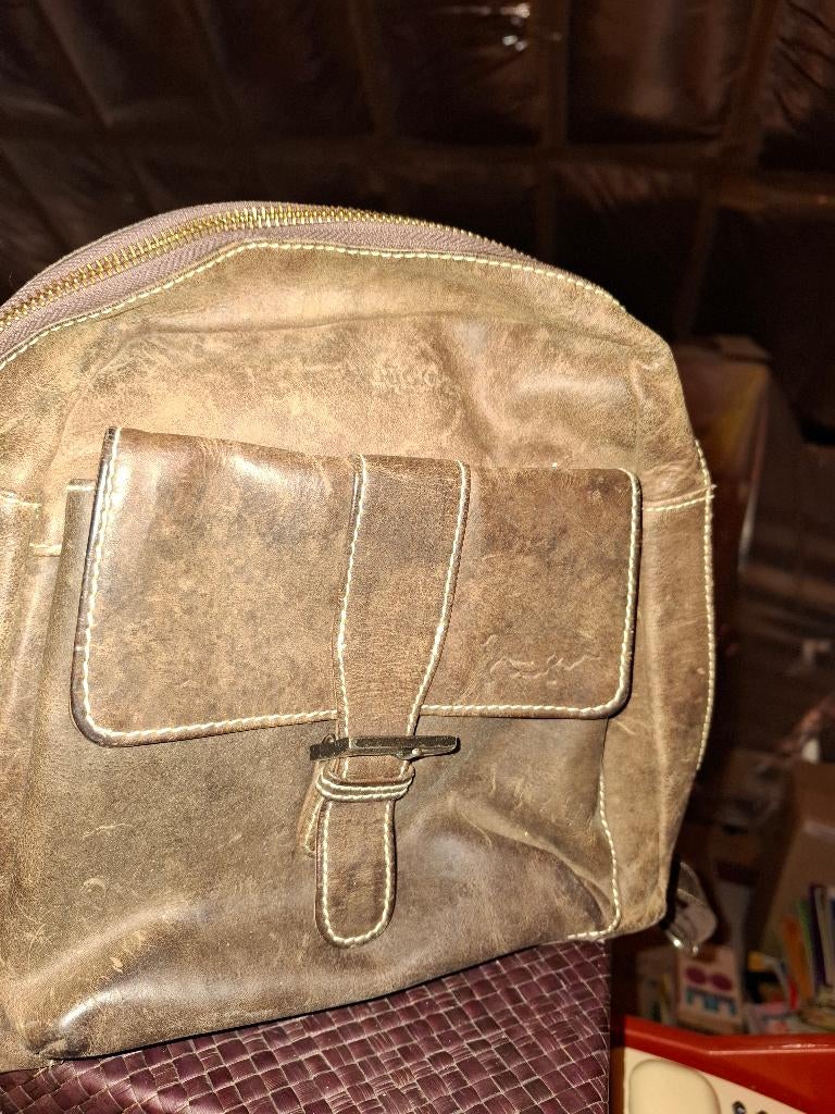 Sac à main Arrigo, Enlèvement ou Envoi, Utilisé, Brun, Sac à main