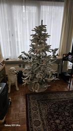2dezelfde kunstkerstbomen met witte sneeuw 1m80 beide, Diversen, Kerst, Gebruikt, Ophalen