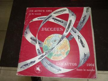 Les voitures dans le monde 1964 chocolat Jacques (NL+FR), Enlèvement ou Envoi, Utilisé, Chocolade Jacques, Album d'images