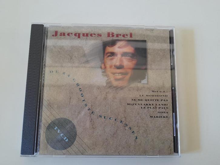 Jacques Brel  - cd 24 Grootste Successen, Cd's en Dvd's, Cd's | Franstalig, Gebruikt, Ophalen of Verzenden