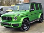 Mercedes G63 AMG - 1.800 KM - HELL GREEN - ALS NIEUW - 585PK, Auto's, Automaat, USB, Overige kleuren, Leder