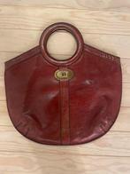 Magnifique Sac à Main Vintage Étienne Aigner Cuir 70’, Ophalen, Gebruikt, Rood, Handtas