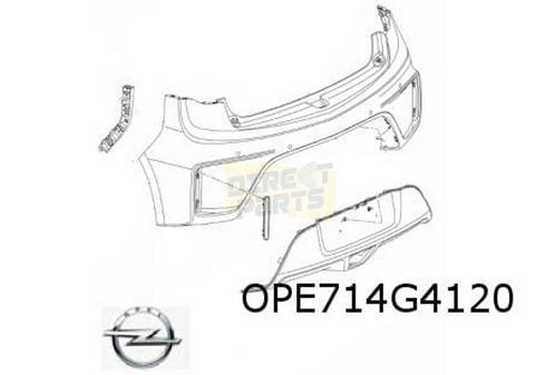 Opel Ampera (11/11-12/15) achterbumper (bij parkeerhulp / RP, Autos : Pièces & Accessoires, Carrosserie & Tôlerie, Pare-chocs