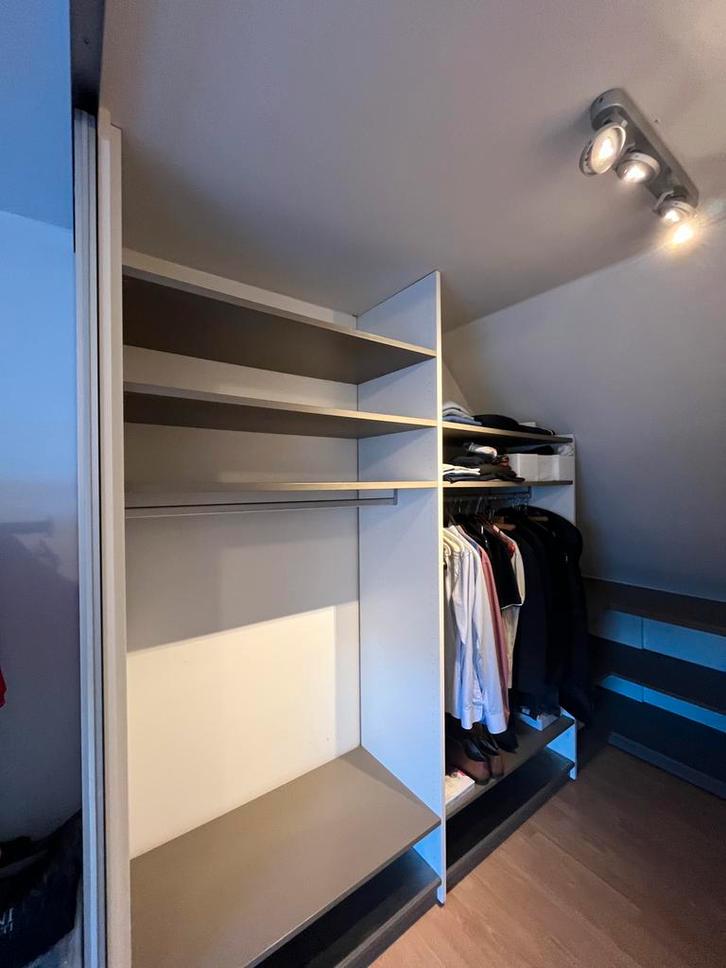 Dressing in hout - geplaatst door Meubelen Deba, Huis en Inrichting, Kasten | Kleerkasten, Zo goed als nieuw, 200 cm of meer, 200 cm of meer