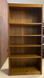 Massief eiken boekenkast, Huis en Inrichting, Kasten | Boekenkasten, Ophalen, Gebruikt