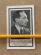 BURGEMEESTER VAN POPERINGE DHR LUCIEN DESCHODT POPERINGE, Verzamelen, Bidprentjes en Rouwkaarten, Ophalen of Verzenden, Bidprentje