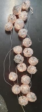 Kerstslinger zilver met verlichting, Ophalen, Zo goed als nieuw