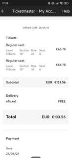 Concert tickets Guus Meeuwis 13 december Antwerpen, Tickets en Kaartjes, Twee personen, December