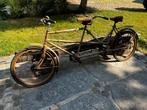 Uniek Antieke Tandem Fiets met houten velgen 1925, Belgisch., Ophalen, Jaren '20 of ouder