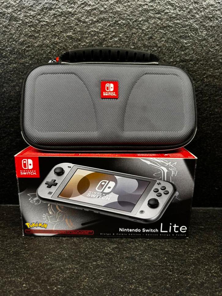 Switch Lite Dialga & Palkia Edition + beschem case, Games en Spelcomputers, Spelcomputers | Nintendo Switch Lite, Nieuw, Ophalen