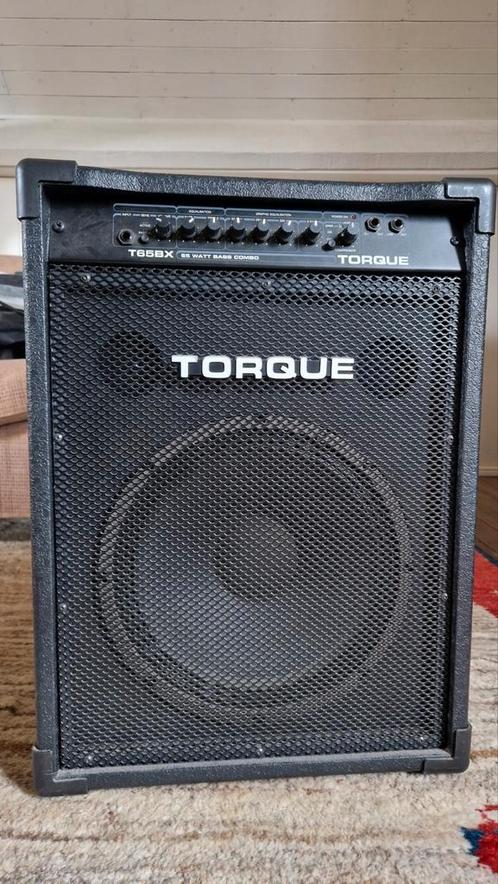 Bass versterker TORQUE T65BX 12" - stevig, Muziek en Instrumenten, Versterkers | Bas en Gitaar, Zo goed als nieuw, 50 tot 100 watt