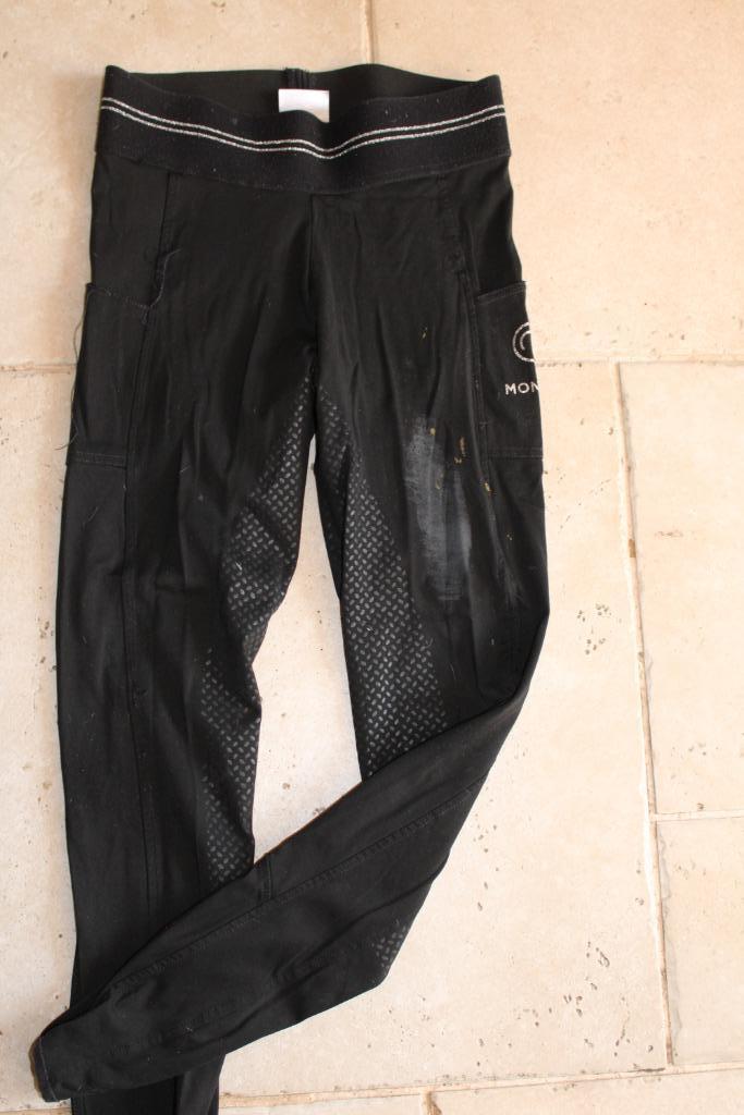 LEGGING EQUITATION NOIR "MONTAR" (T 36), Dieren en Toebehoren, Paardrijkleding, Gebruikt, Dames, Kinderen, Bovenkleding, Springen