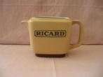 Pichet Ricard 1 litre rectangulaire en pierre marron RICARD, Ustensile, Comme neuf, Enlèvement ou Envoi