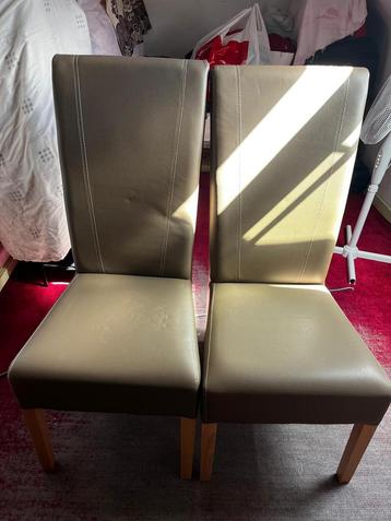 2 leer stoelen beschikbaar voor biedingen