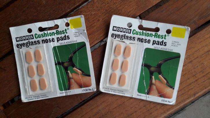 Lot van 22 nieuwe neuskussentjes voor bril., Handtassen en Accessoires, Zonnebrillen en Brillen | Heren, Nieuw, Bril, Ophalen of Verzenden