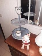 metalen etagere met deco, Gebruikt, Ophalen of Verzenden