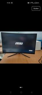 MSI curved computer scherm, Computers en Software, Ophalen, Zo goed als nieuw