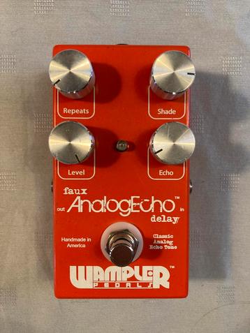 Wampler faux Analog Echo Delay, Enlèvement ou Envoi, Utilisé, Delay ou Écho