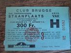 Voetbalticket Club Brugge, Verzamelen, Gebruikt, Ophalen of Verzenden
