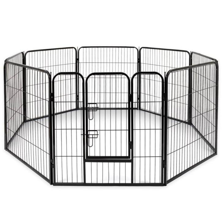 puppyren hondenren puppykennel verschillende hoogtes, Dieren en Toebehoren, Hondenhokken, Nieuw, Hondenkennel, 65 tot 100 cm, 110 cm of meer