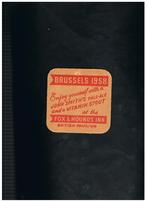 BIERVILTJE EXPO BRUSSEL 1958 JOHN SMITH'S, Verzamelen, Biermerken, Verzenden, Zo goed als nieuw, Viltje(s)