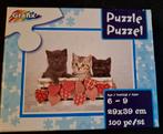 Puzzle chatons, 100 pc, NEUF, Enlèvement, Comme neuf, Puzzle