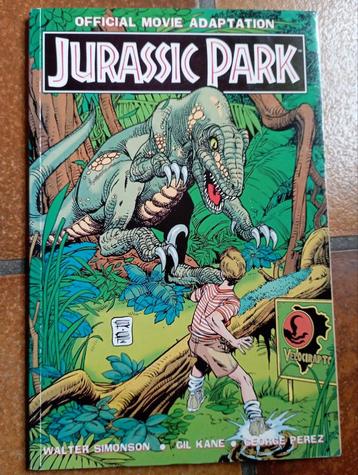 658) Jurassic park strip/comic engelstalig beschikbaar voor biedingen