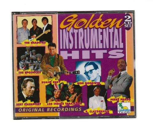 2 cd golden instrumental hits, CD & DVD, CD | Instrumental, Comme neuf, Coffret, Envoi