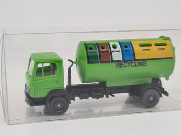 Recycling Truck Mercedes - Wiking 1/87 beschikbaar voor biedingen