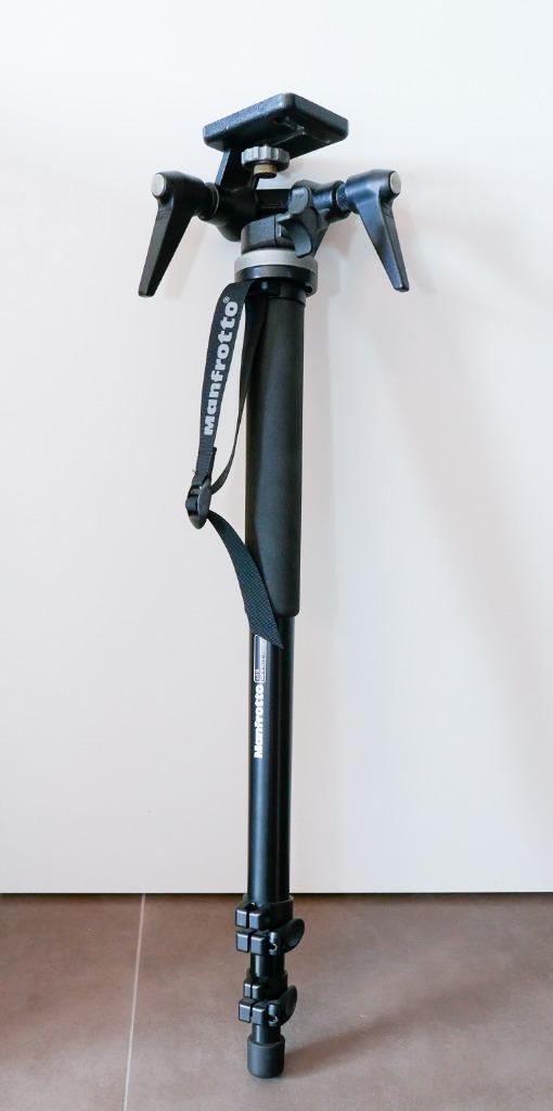 Monopod statief, Audio, Tv en Foto, Fotografie | Statieven en Balhoofden, Zo goed als nieuw, Eenpoot, 150 tot 175 cm, Met balhoofd
