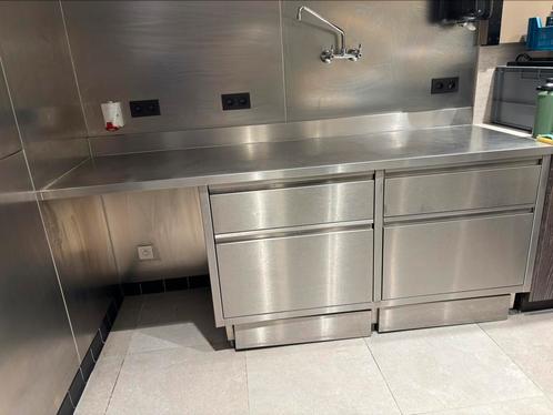 Inox werktafel / buitenkeuken, Zakelijke goederen, Horeca | Keukenapparatuur, Inox Meubilair, Gebruikt, Ophalen