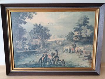 Artprint op doek van een schilderij van Breugel beschikbaar voor biedingen