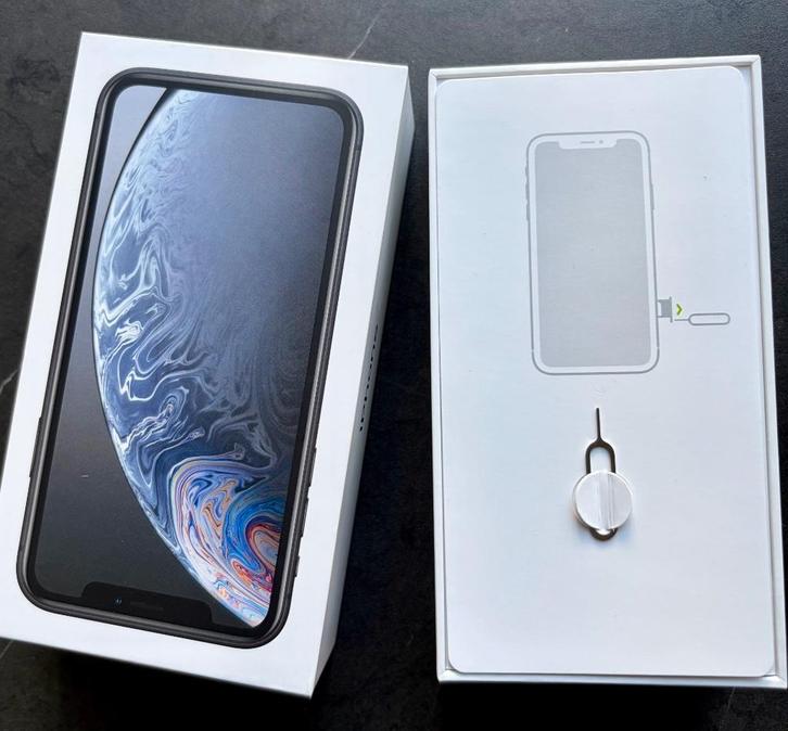 Iphone XR Zwart 128GB, Telecommunicatie, Mobiele telefoons | Apple iPhone, Gebruikt, 128 GB, Zonder abonnement, Zonder simlock