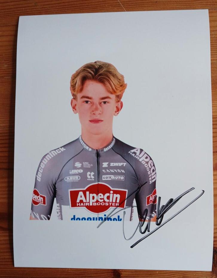 Gesigneerde foto van Tibor del Grosso., Sport en Fitness, Wielrennen, Zo goed als nieuw, Verzenden