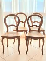 4 chaises canées en bois plein, Enlèvement, Bois