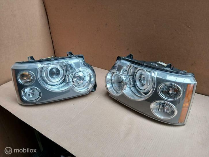 2005 Koplampen Range Rover L322 Vogue Koplamp Xenon, Auto-onderdelen, Verlichting, Land Rover, Gebruikt, Ophalen of Verzenden