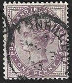 1 Postzegel Groot-Brittannië 1881 Koningin Victoria, Enlèvement ou Envoi, Affranchi