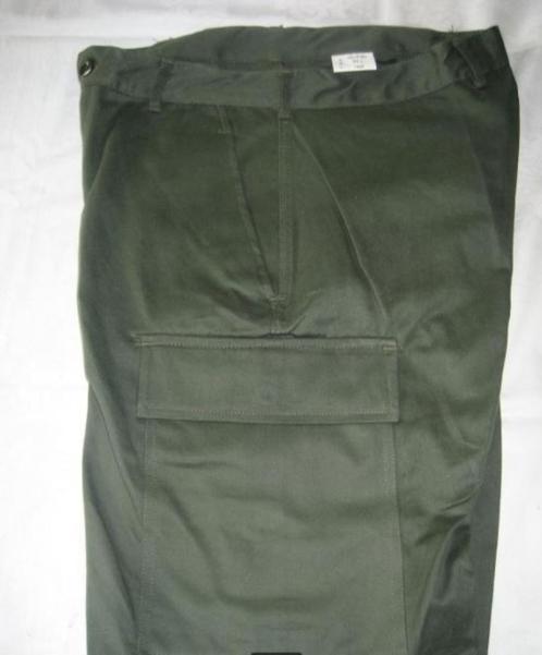 Pantalon original en coton - kaki - Armée belge - ABL, Collections, Objets militaires | Général, Armée de terre, Enlèvement ou Envoi