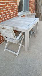 Tuinset teak, Tuin en Terras, Tuinstoelen, Ophalen, Gebruikt