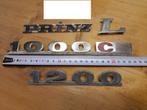 4 oude NSU emblemen, Prinz, L, 1000 C, 1200, jaren 60/70, Verzenden, Gebruikt