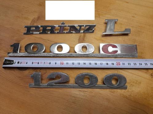 4 oude NSU emblemen, Prinz, L, 1000 C, 1200, jaren 60/70, Auto diversen, Auto-accessoires, Gebruikt, Verzenden
