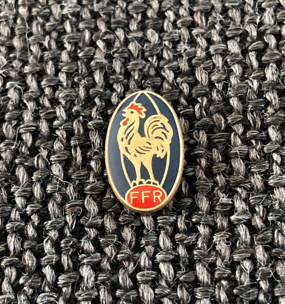 PIN - FFR - HAAN - COQ - COCK - FRANCE - FRANKRIJK - RUGBY, Envoi, Utilisé, Sport, Insigne ou Pin's