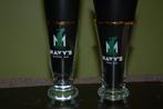 2 verschillende Glazen Navy's - Brouwerij Marine Brussel, Ophalen of Verzenden, Zo goed als nieuw, Bierglas
