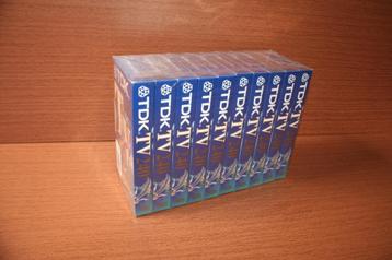 10x TDK TV 240 VHS video nieuw in verpakking, Enlèvement ou Envoi