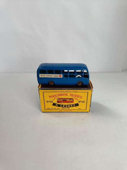 Boîte d'allumettes LESNEY 58A AEC 'BEA' COACH & HTF C-BOX, Hobby & Loisirs créatifs, Voitures miniatures | 1:87, Comme neuf, Lesney