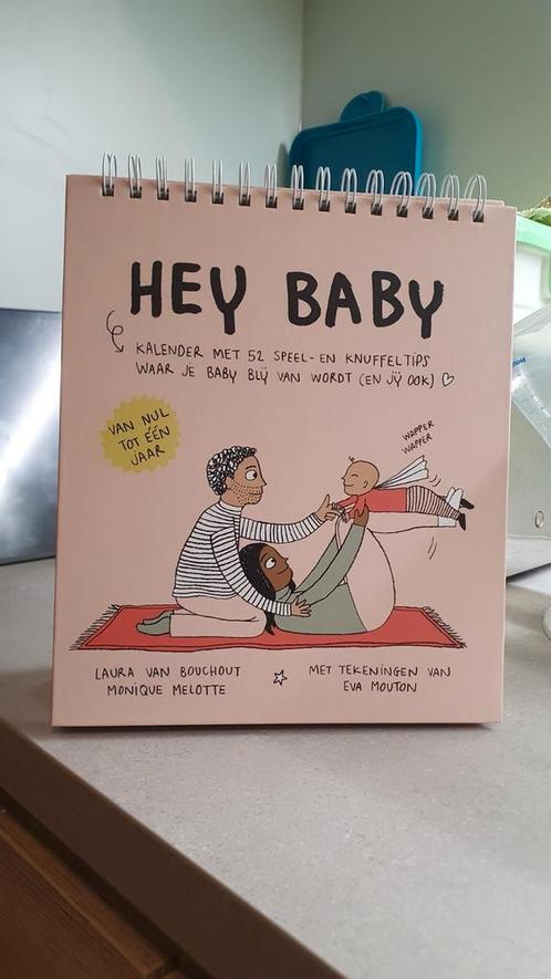 Monique Melotte - Eva Mouton - Hey baby, Boeken, Kinderboeken | Baby's en Peuters, Zo goed als nieuw, Ophalen of Verzenden